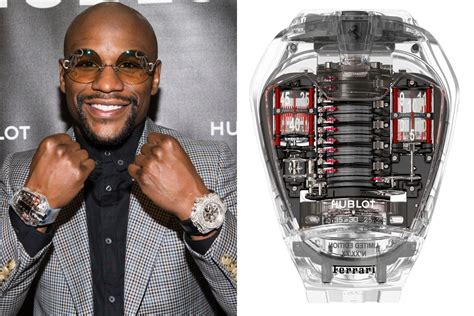 hublot laferrari floyd mayweather|Floyd Mayweather gold watch.